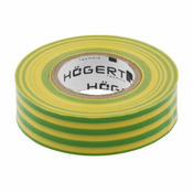 Izolir trak, rumeno-zelen, 19mm x 20m | HOEGERT - Höegert