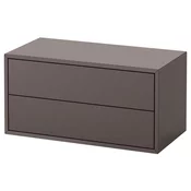 EKET Elem. s 2 fioke, tamnosiva, 70x35x35 cm