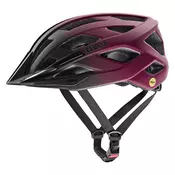 Bicycle helmet UVEX I-vo 2 MIPS 56–60 cm, cranberry /black matt