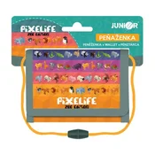 Otroška tekstilna denarnica JUNIOR S8 - Pixelife Zoo Edition