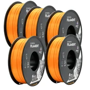 Smart Print 5x HS-PLA Oranžna Filament 1.75?mm - Smart Print Visoko Hitrostni Filament za 3D Tisk (1kg Kolut)
