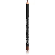NYX Professional Makeup Suede Matte Lip Liner mat svinčnik za ustnice odtenek Club Hopper 1 g