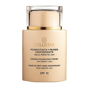Collistar Evening Foundation + Primer SPF15 make-up za neproblematično kožo 35 ml odtenek 1 Ivory