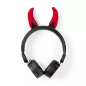 NEDIS slušalice ANIMATICKS DANNY DEVIL (Crne) - HPWD4000BK  Naglavne, Stereo, 40mm, 20Hz - 20KHz