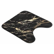 Kopalniška preproga v črni in zlati barvi 45x45 cm Aquamarbre – douceur dintérieur