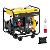 MSW Dizelski generator - 1650 / 4600 W - 12.5 L - 230/400 V - mobilni - AVR - Euro 5