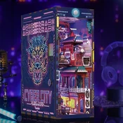 Miniaturna hiša Book Nook - Cyber City*
