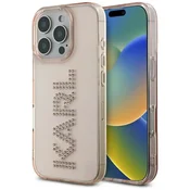 1 to 3 Ovitek Karl Lagerfeld Rhinestones Logo Za Iphone 16 Pro Eleganten In Zaščiten