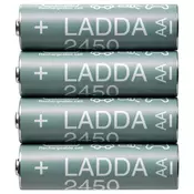 LADDA Polnilna baterija, HR06 AA 1,2 V, 2450 mAh