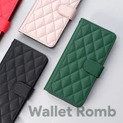 Torbica Wallet Romb za Samsung A556B Galaxy A55 5G crna