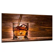 shumee Steklena zaščita za kuhalno ploščo 90x52 Whisky