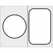 NEW Tesnilna matrica Hendi za pladenj brez razdelitve 178x113 mm + premer posode 115 mm - Hendi 805657