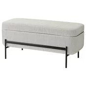 VALTORP Klupa, s odlaganjem/Viarp bež/smeda, 103 cm