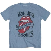 The Rolling Stones Europe 82 Tour Stone Blue M Majica