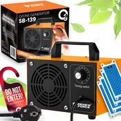 140W generator ozona 60g/h odstranjevalec neprijetnih vonjav ozonator rumen