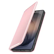 AVIZAR Preklopna torbica za Galaxy S26 Ultra magnetna s stojalom Classic Edition, Roza, (5000273881)