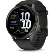 GARMIN Venu 4 45mm tamno siva crno silikon remen (ED)
