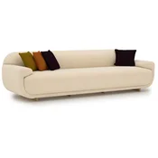 Casa Padrino luxury sofa cream/beige 250 x 105 x H. 70 cm - Living room sofa - Hotel sofa - Living room furniture - Hotel furniture - Luxury furniture - Luxury furnishings