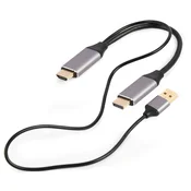 GEMBIRD A-HDMIM-DPM-01 Adapter/Kabl HDMI (muški) na DisplaiPort (muški) , 2m, Crni
