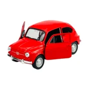shumee WELLY STARODOBNI FIAT 600 RDEČ 1:34 43772