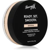 Barry M Ready Set Smooth matirajuci puder u prahu nijansa Banana 5 g