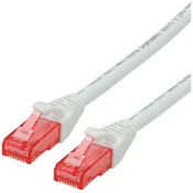 ROLINE Roline 21.15.2565 RJ45 omrežni kabel\, Patch kabel cat 6 U/UTP 5.00 m bela 1 kos, (20420541)