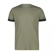 CMP MAN T-SHIRT, moška tekaška majica, zelena 33N6677