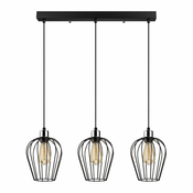 Opviq Tel 6701 Viseca svjetiljka, E27, 3x40W, IP20, Crna