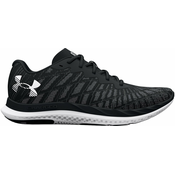 Under Armour Womens UA Charged Breeze 2 Running Shoes Black/Jet Gray/White 36,5