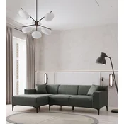 Atelier del Sofa Ugaona garnitura New Petra, L ugao, 250x69x145 cm, Zelena