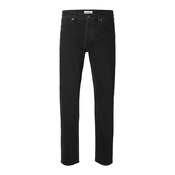 SELECTED Kavbojke SLH175-BEN KORI črn denim