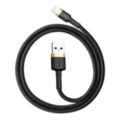 Baseus Cafule USB Lightning 2,4 A 1 m CALKLF-BV1 zlatno-crni kabel CALKLF-BV1