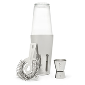 LEOPOLD VIENNA Acolon Boston-Shaker set, nerjavno jeklo, 3-delni, višina: 130 mm, dolžina: 345 mm