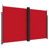 Vidaxl Zložljiva stranska tenda rdeča 200x1200 cm