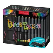 Faber-Castell - Barvice Faber-Castell Black Edition, v roli, 72 kosov