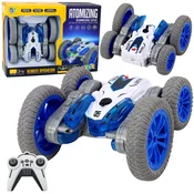 slomart LEAN TOYS kaskaderski avtomobil RC, s svetlobo, paro in driftom 360, modra