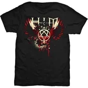 HIM Wings Splatter Black XL Majica