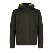 CMP MAN JACKET FIX HOOD, moška pohodna jopa, črna 34E7577