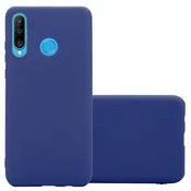 Cadorabo Cadorabo Case, združljiv s Huawei v Candy Tarmno Blue - zaščitna prevleka iz fleksibilnega silikona TPU, (20571928)