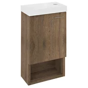 LATUS XI Vanity Unit 30x53x16,5cm, Oak Sherwood - Rjava - 30x53x16,5 cm - Sapho - SAPHO LATUS - 24 - MDF/laminat - 300 - 530 - 165 - 14