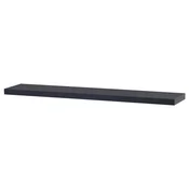 Autronic Stenska polica 120 cm, MDF, barva temna siva mat, pakirano v zaščitno folijo P-002 GREY2