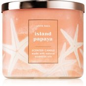 Bath & Body Works Island Papaya mirisna svijeća 411 g