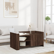 Stolic za kavu boja smedeg hrasta 100 x 50 x 50 cm od drva