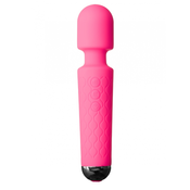 Wand Masažer za klitoris, 28 funkcija vibracije, 20.2 cm, Roze