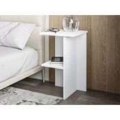 HANAH HOME Nocni ormaric Leray White (382NRC1807)
