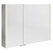 SAPHO Omarica za kopalnico ALIX z LED osvetlitvijo, 96x70x17,5 cm, srebrni hrast