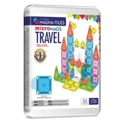 MAGNA-TILES microMAGS Travel Set Deluxe magnetni konstrukcijski komplet - 55 kosov (90365)