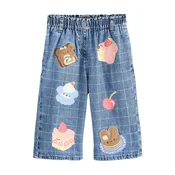 Next Kavbojke moder denim/svetlo modra/rjava/pastelno roza