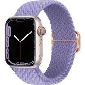 GS Najlonski pašček za Apple Watch 1/2/3/4/5/6/7/8/9/10/11/SE 38/40/41/42 mm, vijoličen