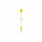 Žuta viseca svjetiljka o 5 cm Rene – Nice Lamps